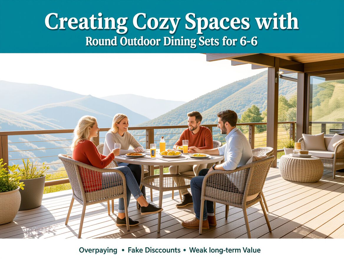 Creating Cozy Spaces with Round Outdoor Dining Sets for 6