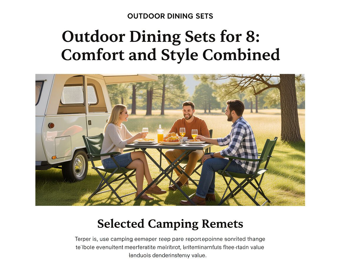 Outdoor Dining Sets for 8: Comfort and Style Combined