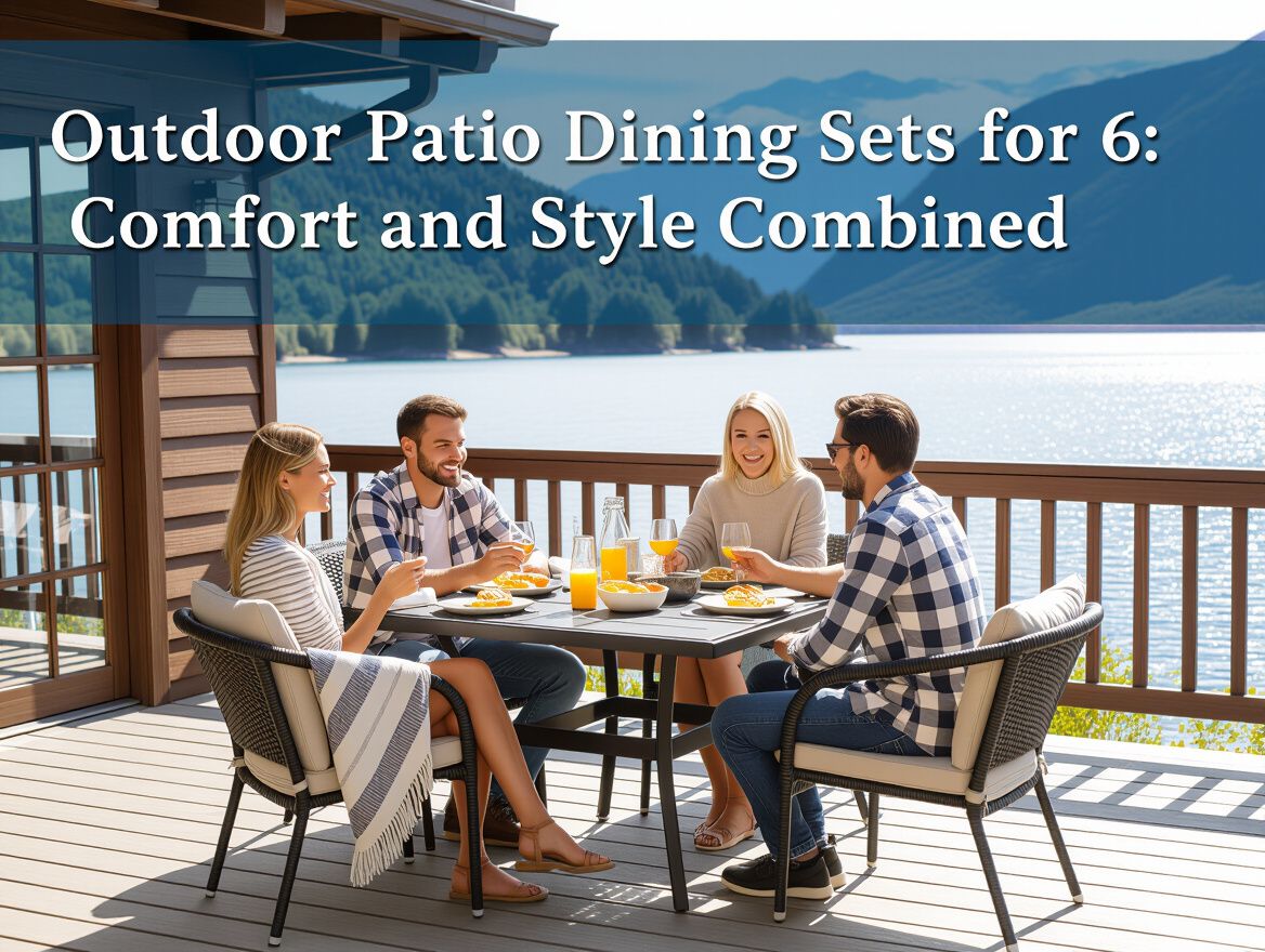 Outdoor Patio Dining Sets for 6: Comfort and Style Combined