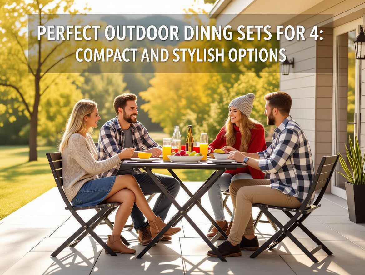 Perfect Outdoor Dining Sets for 4: Compact and Stylish Options
