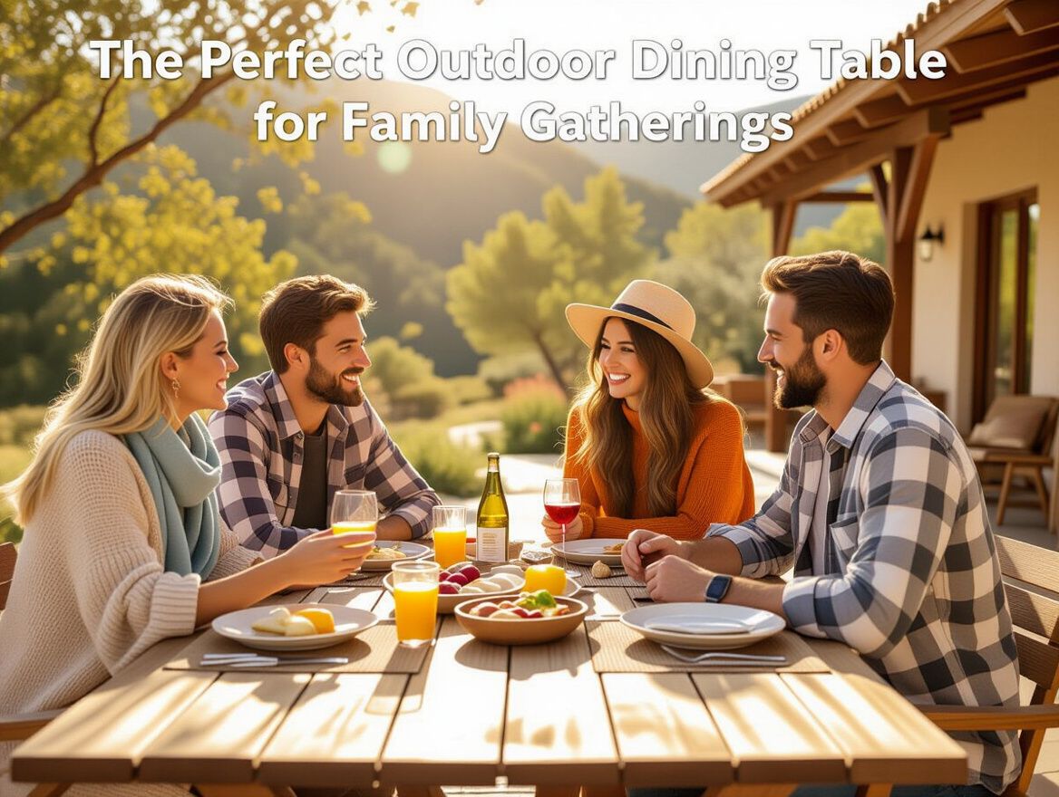 The Perfect Outdoor Dining Table Sets for Family Gatherings