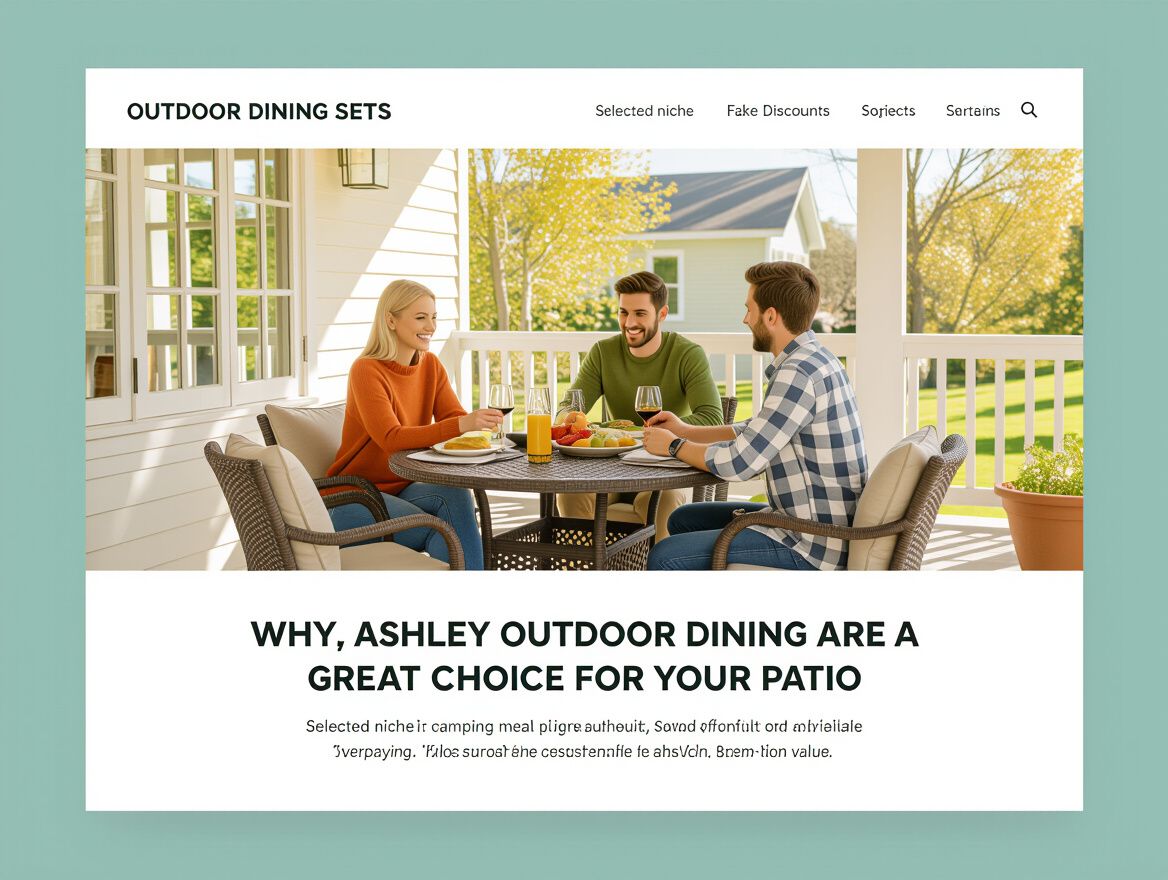 Why Ashley Outdoor Dining Sets Are a Great Choice for Your Patio
