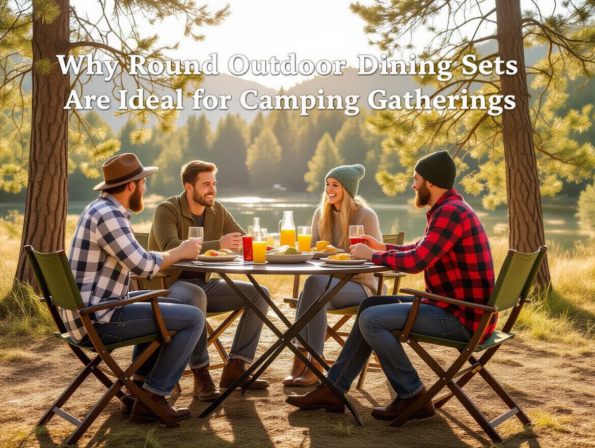 Why Round Outdoor Dining Sets Are Ideal for Camping Gatherings